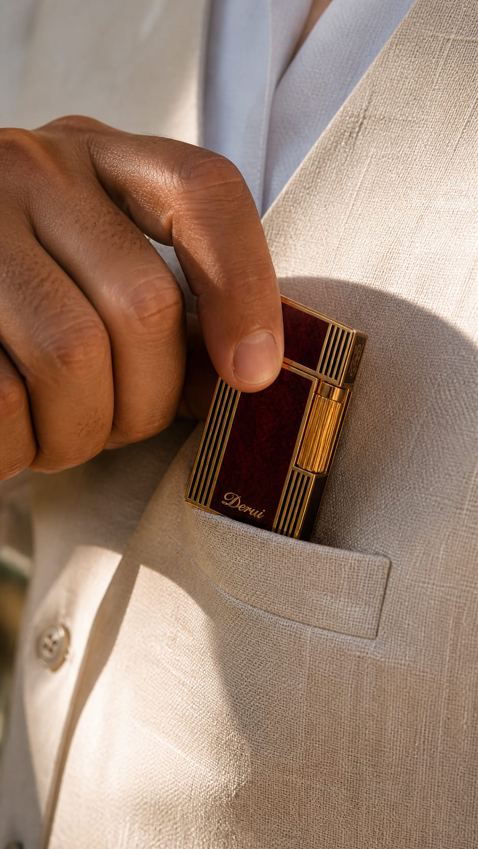 Derui lighter craftsmanship detail